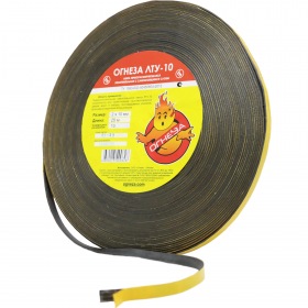 ОГНЕЗА Негорючий терморасширяющийся резиноподобный материал "ОГНЕЗА-ЛТУ" 1,5*40 мм., рулон 35 пог.м.