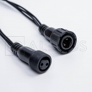 Гирлянда (Нить) ALEDUS 10 м, черный провод, ПВХ, белый, без мерцания | Фото 3