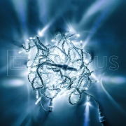 Гирлянда (Нить) ALEDUS 10 м, белый провод, каучук (резина), белый, без мерцания | Фото 1