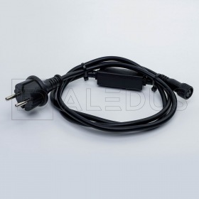 ALEDUS Блок питания 3А, 1.5м, универсальный, черный, с вилкой