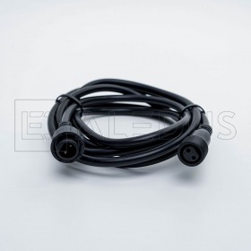 ALEDUS Удлинитель 2 м, 2Pin, черный, мама-папа
