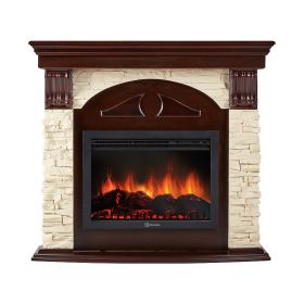 Firelight Портал Firelight Torre 30S камень слоновая кость, шпон темный дуб