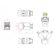 KJ-RJ45-Cat.5E-SH-180-Toolless | Фото 3