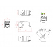 KJ-RJ45-Cat.6A-180-Toolless | Фото 2