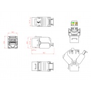 KJ-RJ45-Cat.5E-180-Toolless | Фото 4