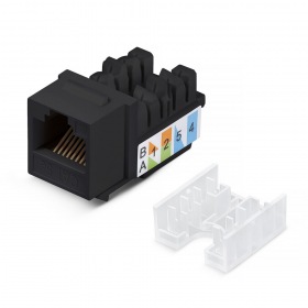 Cabeus KJ-RJ45-Cat.5e-90-SW-BK