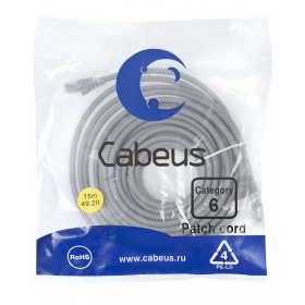 Cabeus PC-UTP-RJ45-Cat.6-15m-LSZH