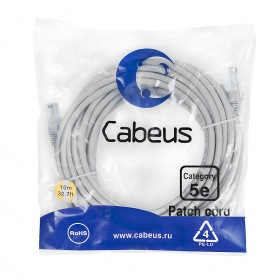Cabeus PC-UTP-RJ45-Cat.5e-20m-LSZH