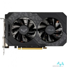ASUS Видеокарта Asus PCI-E TUF-GTX1650-O4GD6-P-V2-GAMING NVIDIA GeForce GTX 1650 4096Mb 128 GDDR6 1635/12000 DVIx1 HDMIx1 DPx1 HDCP Ret