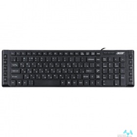 Acer Acer OKW010 [ZL.KBDEE.002] Keyboard USB slim Multimedia black 