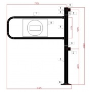 Калитка «Флажок» 32-ЛМ | Фото 1