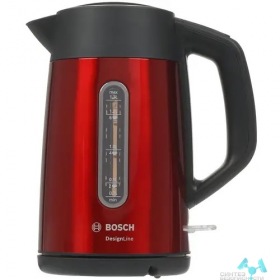 BOSCH BOSCH TWK4P434 Чайник, 1.7л, 2400Вт, красный
