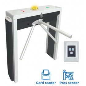 CARDDEX Комплект тумбового турникета со встроенным картоприемником «STL-03KEС»