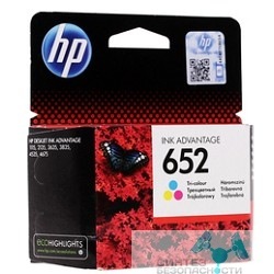 Hp HP F6V24AE Картридж №652, Color {DJ IA 1115/2135/3635/4535/3835/4675 (200стр.)}