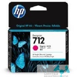Hp Картридж струйный HP 712 3ED68A пурпурный (29мл) для HP DJ Т230/630