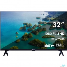 Haier 32" Телевизор HAIER Led TV S2, FULL HD, черный, СМАРТ ТВ, Android TV [DH17POM000]