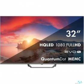 Haier 32" Телевизор HAIER Smart TV S2 Pro, QLED, FULL HD, черный, СМАРТ ТВ, Android TV [DH1U6MD04RU]