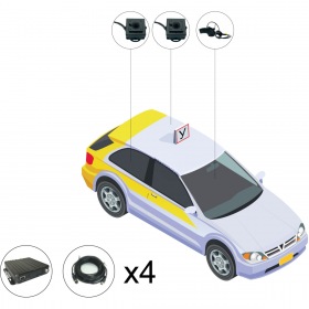 IPTRONIC Комплект видеонаблюдения для автошколы под ПП №969 (офлайн SD)