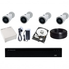 IPTRONIC Комплект AHD дача/коттедж 2Tb Bullet-Dome Kit 4 ИБП