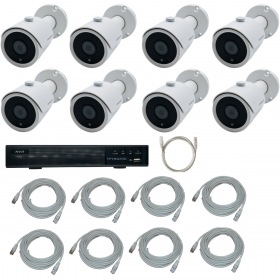 IPTRONIC Комплект IP дача/коттедж Bullet Kit 8-POE