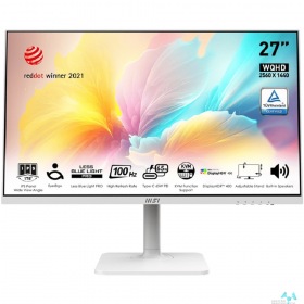 MSI MSI Modern 27" MD272QXPW  белый {IPS 2560x1440 100Hz 16:9 300cd 178/178 HDMI DisplayPort USB  HAS Pivot}