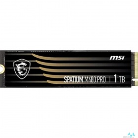 MSI Твердотельный накопитель SSD MSI 1TB PCIe 4.0 NVMe M.2 SPATIUM M480 PRO 