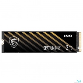 MSI Твердотельный накопитель SSD MSI 2TB PCIe 4.0 NVMe M.2 SPATIUM M461 