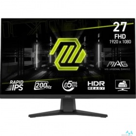 MSI MSI MAG 27" 272F {IPS 1920x1080 200Hz 0.5ms 3000:1 300cd 178/178 HDMI2.0 DisplayPort1.2 Tilt VESA}