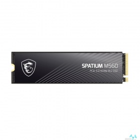 MSI Твердотельный накопитель SSD MSI M.2 2280 1TB SPATIUM M560 Client SSD S78-440L0F0-P83, PCIe Gen5x4 with NVMe