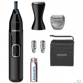 PHILIPS PHILIPS NT5650/16  Триммер ,3 насадки, черный