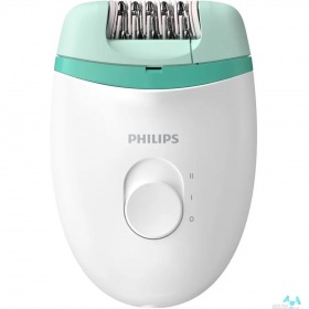 PHILIPS Эпилятор Philips BRE224/00 скор.:2 насад.:1 белый/мятный