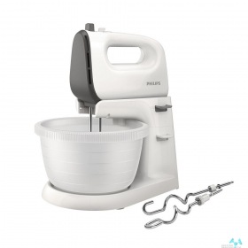 PHILIPS PHILIPS Миксер стационарный HR3745 450Вт белый/серый