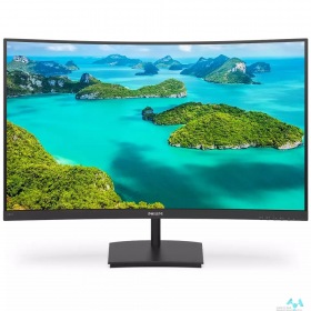 PHILIPS Монитор LCD 23.6'' [16:9] 1920х1080(FHD) VA, Curved, nonGLARE, Нет, 75 Гц, 250cd/m2, H178°/V178°, 3000:1, 16,7 миллионов цветов, 4ms, VGA, HDMI, Tilt, 2Y, Black