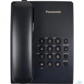 Panasonic Повреждение упаковки Panasonic KX-TS2350RUB (черный) {повтор номера, регул-ка громкости, кр.на стену}