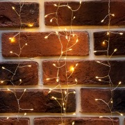 Гирлянда роса Фейерверк с трансформатором 20 м, 1000 LED, теплое белое свечение  | Фото 1