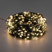 Гирлянда Роса с контроллером 20м, 200LED, зеленый провод, теплое белое свечение NEON-NIGHT | Фото 3