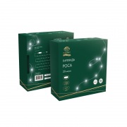 Гирлянда Роса с контроллером 20м, 200LED, IP20, 230В, зеленый провод, белое свечение  | Фото 7