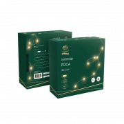 Гирлянда Роса с контроллером 30м, 300LED, IP20, 230В, зеленый провод, теплое белое свечение  | Фото 7
