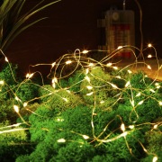 Гирлянда Роса 10м, 100LED, теплый белый, IP44, на батарейках 3хАА, с пультом 8 режимов NEON-NIGHT | Фото 1