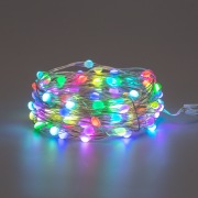 Гирлянда Роса 10м, 100LED, RGB, IP44, на батарейках 3хАА, с пультом 44 режима NEON-NIGHT | Фото 8