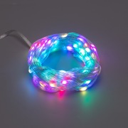 Гирлянда смарт Нить из росы с крупными светодиодами 10м, 100LED RGB, IP20, прозрачный провод, USB | Фото 1