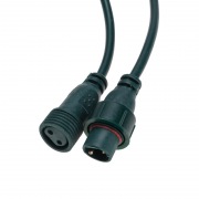 ДОЖДЬ (занавес) 2х1,5м, черный ПВХ, IP54, 360 LED СИНИЕ  (шнур питания в комплекте) | Фото 6