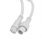 ДОЖДЬ (занавес) 2х1,5м, IP44, белый провод, 360 LED КРАСНЫЕ  (шнур питания в комплекте) | Фото 6
