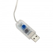 Гирлянда Светодиодный дождь из росы 3х3 м, бирюзовый, USB + пульт управления NEON-NIGHT | Фото 8