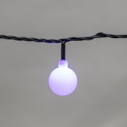 Гирлянда Шарики Ø25 мм, 5 м, темно-зеленый ПВХ, 25 диодов, цвет RGB | Фото 2