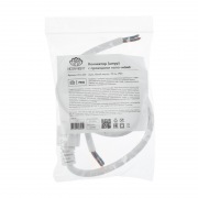 Коннектор (шнур) с проводами папа-мама, 2 pin, белый каучук NEON-NIGHT | Фото 3