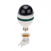 Диско-лампа светодиодная E27 с переходником в розетку, проекция звезды, 230В NEON-NIGHT | Фото 2