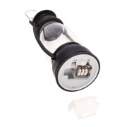 Декоративный фонарь со свечкой 9,5см, цвет корпуса белый/черный, цвет свечения теплый белый, питание 3xLR1130 (в комплекте) NEON-NIGHT | Фото 4