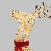 Светодиодная фигура бегущий Олень 88см, цвет свечения теплый белый, питание от трансформатора, IP44 NEON-NIGHT | Фото 1