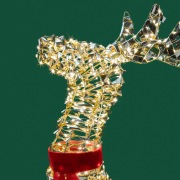 Светодиодная фигура бегущий Олень 88см, цвет свечения теплый белый, питание от трансформатора, IP44 NEON-NIGHT | Фото 11